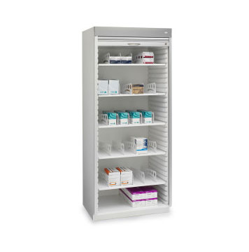 Cabinet with Divided Shelves